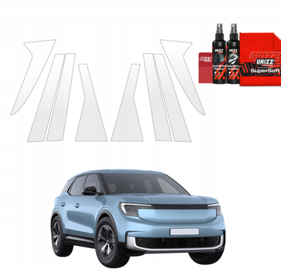 Foli mbrojtëse GrizzProtector 8n1 për B-Pillar, Ford Explorer EV 2024-2026, transparente