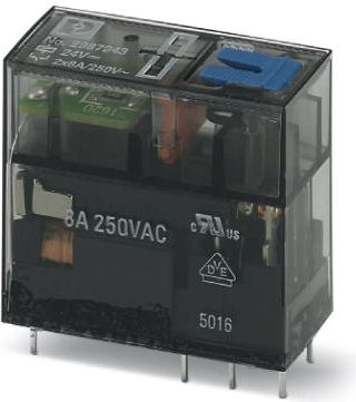 Stafetë me kontakt Phoenix2P 8A 24V DC REL-MR- 24DC / 21-21 / MS