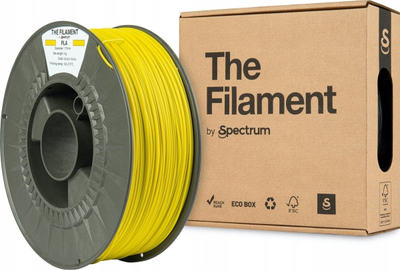 Filament 3D Spectrum The Filament TF-24011, PLA, 1.75mm, 1kg, e verdhë