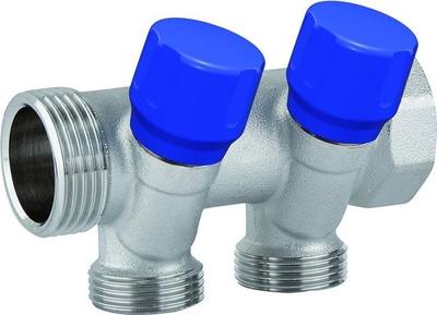 Вентил за вода Carlo Poletti C32200QB35, 3/4" x 1/2", сина