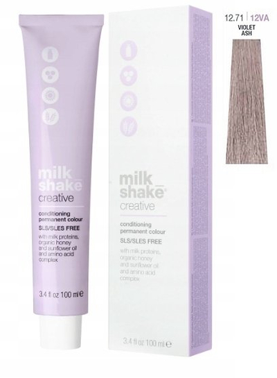 Bojë flokësh Milk Shake Creative 12.71, e përhershme, 100 ml, ash violet