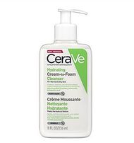 Pastrues fytyre CeraVe Hydrating Cream to Foam Cleanser, për lëkurë normale deri në të thatë, 236 ml, i bardhë