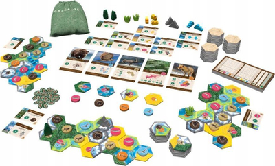 Zgjerim loje tavoline Lucky Duck Games Cascadia Landmarks, për 1 6 lojtarë, për familje, shumëngjyrëshe