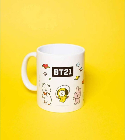 Filxhan Line Friends BT21, qeramik, 300 ml, me shumë ngjyra