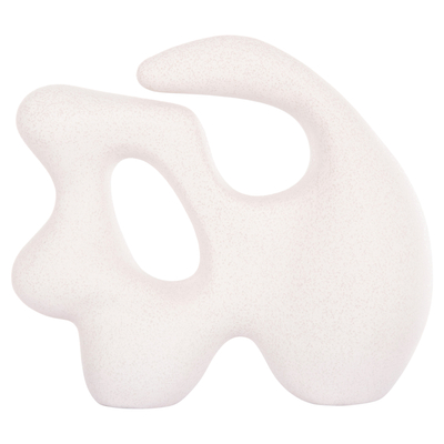 Dekor tavoline qeramike seri Isil 33,5x15,5x30Hcm (HM4596), bardhë