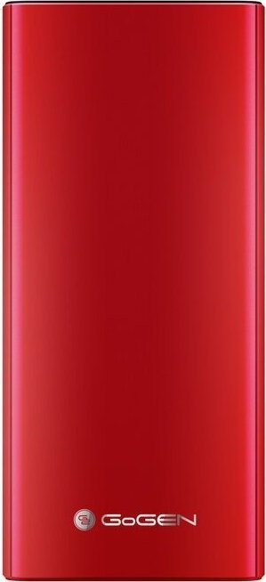 Powerbank GoGEN PB100008R, 10 000 mAh, 3 porta, e kuqe