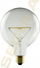 Llambë LED SEGULA Globe E27, 3W, 2200K, xham transparent, me zbehje