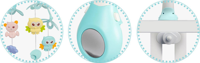 Karusel muzikal për krevat Ricokids RK-813, e kaltër