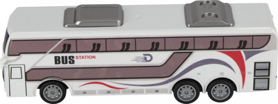 Autobus me pult Mega Creative 545573, 24 cm, plastikë, i bardhë