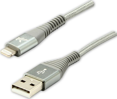 Kabllo USB Logo USB A në Lightning, 1 m, e bardhë
