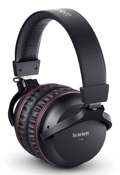 Paketë regjistrimi Focusrite Scarlett Solo Studio 4th Gen, interfejs audio USB, mikrofon kondensator, kufje studio