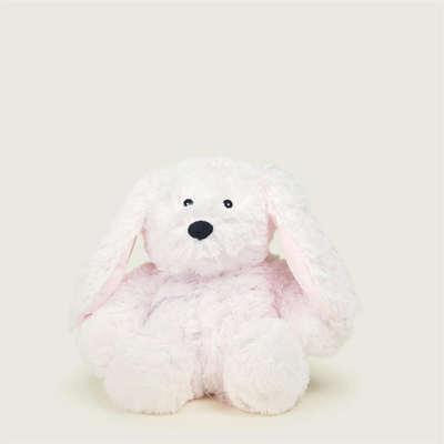 Lepurush pelushi Warmies Plush Bunny Mini, i ngrohshëm në mikrovalë, aromë livandoje, bezhë