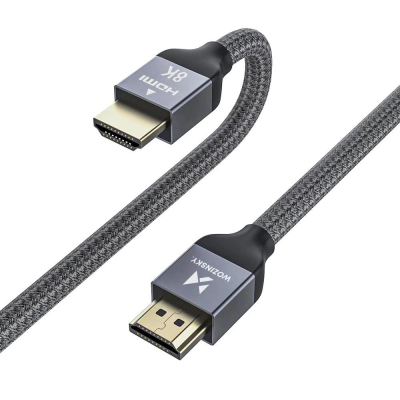Kabllo HDMI Wozinsky WHDMI-20, 2m, HDMI 2.1, ngjyrë argjendi