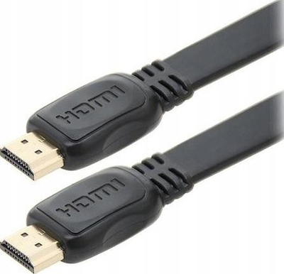 Kabllo HDMI Blow Classic Flat, HDMI në HDMI, 5m, e zezë