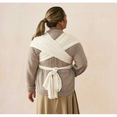 Marame mbajtëse bebe Ergobaby Aura, Sustainable Mesh, krem