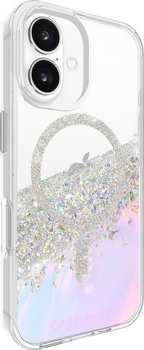 Mbrojtëse telefoni Case Mate Karat Soap Bubble MagSafe, për iPhone 16, transparente me shkëlqim