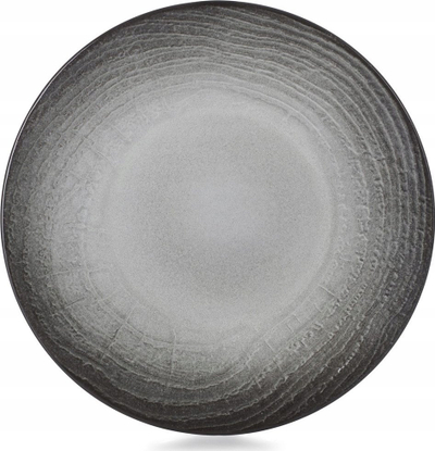 Pjatë e sheshtë Revol Swell, 21.5 cm, porcelan, Black Sand