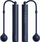 Litar kërcimi inteligjent Xiaomi Smart Jump Rope, ekran dot matrix, sensorë numërimi, blu e errët