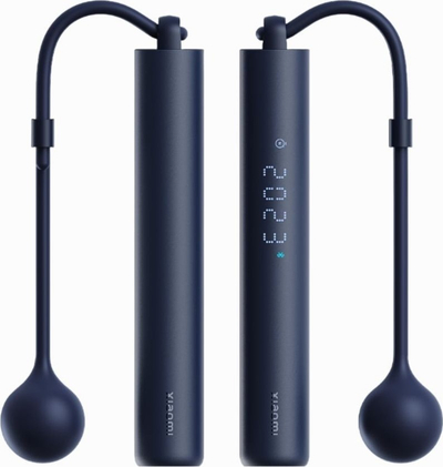 Litar kërcimi inteligjent Xiaomi Smart Jump Rope, ekran dot matrix, sensorë numërimi, blu e errët