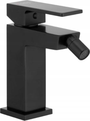 Rubinet bide KFA Logon 5137-015-81, trup bronzi, montim me një vrimë, i zi