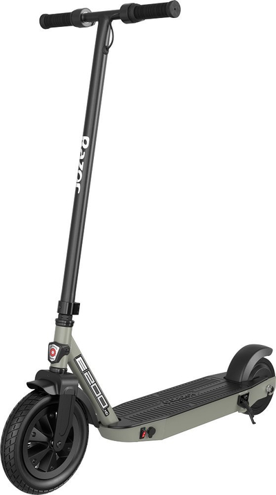 Trotinet elektrik Razor E200 HD, motor 200W, deri 20 km/h, gri