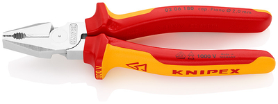 Pinca universale Knipex 02 06 180, 180mm, të izoluara