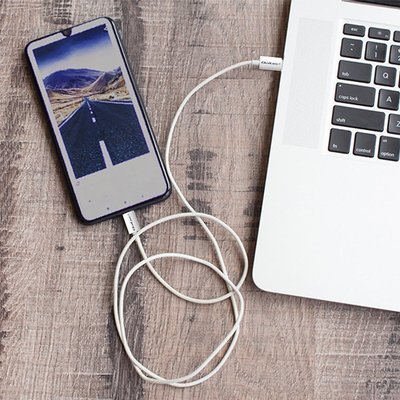 Kabllo USB Qoltec 52360 USB C në USB C, 1.5 m, USB 2.0, e bardhë