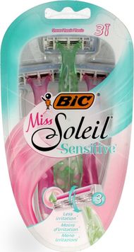 Brisk rroje Bic Miss Soleil 3 Sensitive, 3 tehe, paketim 3 copë
