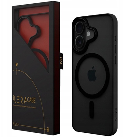 Mbrojtëse telefoni iLeraGo ColorAnt Clear, për iPhone 16 Plus, transparente me anët e zeza