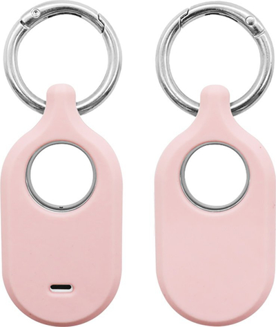Mbajtëse silikoni 4smarts për Samsung Galaxy SmartTag2, set aksesorësh, blu