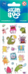 Декоративни стикери STICKER BOO Monsters 2, 7x18cm, повеќебојни