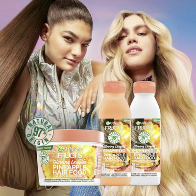 Shampo për flokë Garnier Pineapple Hair Food, 350 ml