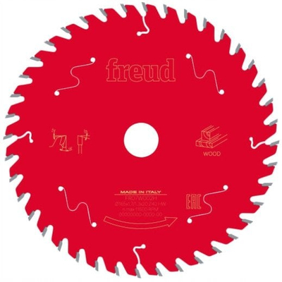 Disk rrethor për dru Freud F03FS09687, 165mm, 40 dhëmbë, gri