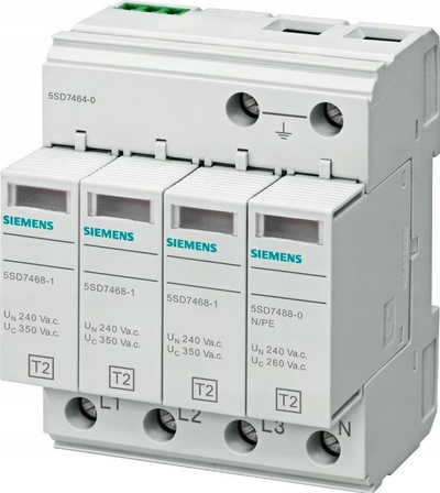 Mbrojtувач на напон Siemens SENTRON 5SD74640, 40kA, 240V 3 поли, 15A