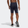 Tuta të shkurtra kompresuese Adidas Techfit 3 Stripes për meshkuj, pambuk sintetik, kompresion, blu
