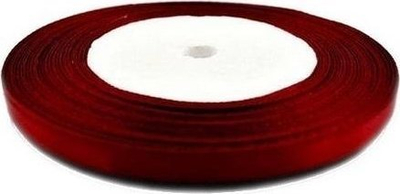 Shirit sateni Scarlet, 12 mm, 32 m, i kuq