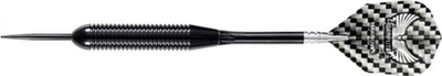Shigjeta darts Harrows Black Arrow, maja çeliku, bronx me veshje të zezë