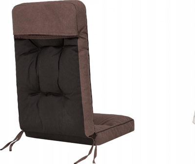 Jastëk shezlongu Hobbygarden PILLOW LENA, material Ekolen, kafe