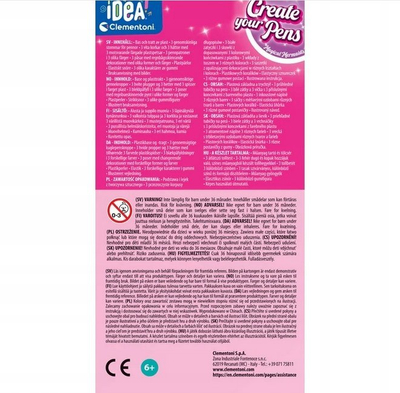 Kреативен сет за пенкала Clementoni Little Pen Lab A Mermaid, тема сирени, за деца 6+