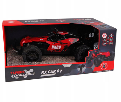 Makinë garash me telekomandë MGM RX CAR 89, shkalla 1:12, 2.4 GHz, e kuqe