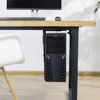 Држач за компјутер LogiLink EO0005, монтирање под маса, ротирање 360°, црна