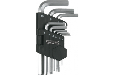 Set çelësa imbus Topex 35D955, 1.5-10mm, 9 copë