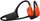 Kufje Suunto Wing 2, bone conduction, 12h, të kuqe