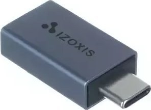 Adaptues USB në USB C IZOXIS, USB 3.0, OTG, gri metalik