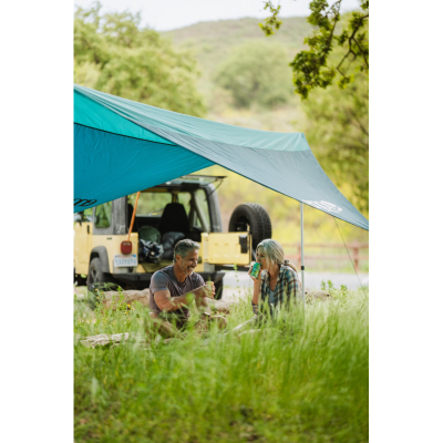 Tendë kampingu ENO SunFly Shade, 2.7 x 2.7 m, UPF 30, blu deti