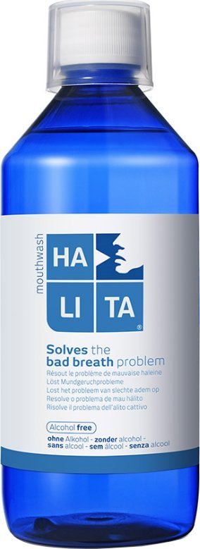 Shpëlarës oral Vitis Pharma HALITA Liquid, 500ml, pa alkool, shije mente