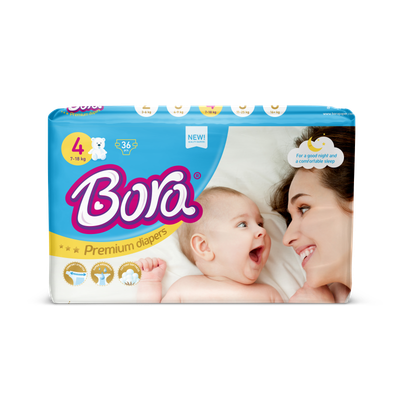 Baby pelena Bora, jumbo 7-18kg 36