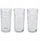Set gotash EXCELLENT HOUSEWARE, 3 copa, 380 ml, transparente