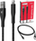 Kabllo USB Maclean MCE845B, USB A në Lightning, 1 m, e zezë