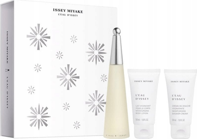 Сет подарок Issey Miyake L'Eau D'Issey, Eau de Toilette 50ml, Лосион за тело 50ml, Крем за туширање 50ml